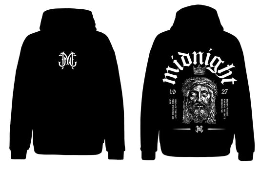 MIDNIGHT BLACK HOODIE